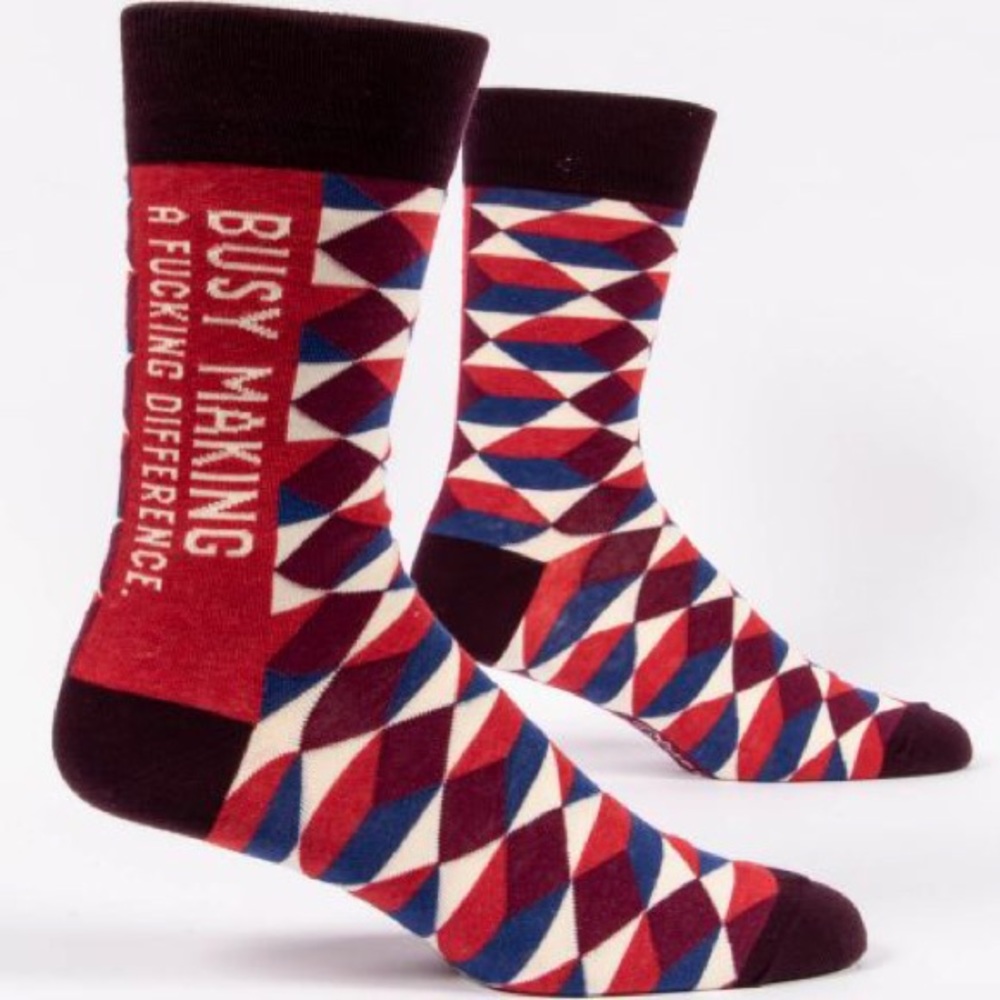 Busy Making a F*****g Difference Socks